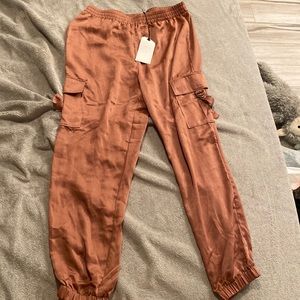 NWT rose gold pants!